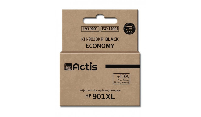 Actis KH-901BKR tindikassett (asendus HP 901XL CC654AE; standard; 20 ml; must)