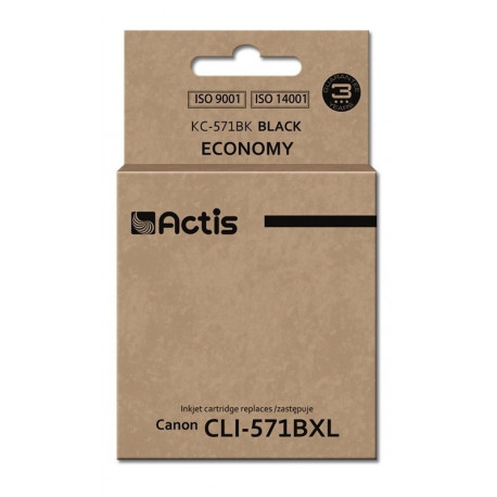 Actis KC-571BK Ink (replacement for Canon CLI-571BK; Standard; 12 ml; black)