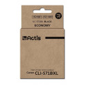 Actis KC-571BK tindikassett (asendus Canon CLI-571BK; standard; 12 ml; must)