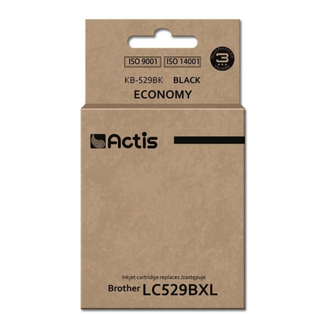 Actis KB-529Bk tint (asendus Brother LC529BK; standard; 58 ml; must)