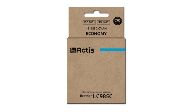 Actis KB-985C tint (asendus Brother LC985C; standard; 19,5 ml; tsüaan)