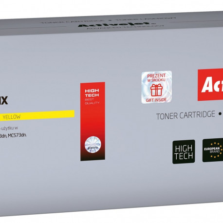 Activejet ATO-532YNX kollane tooner (asendus OKI 46490605; Supreme; 6000 lehekülge)