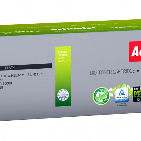 BIO Activejet ATH-85NB toner for HP, Canon printers, Replacement HP 85A CE285A, Canon CRG-725; Supre