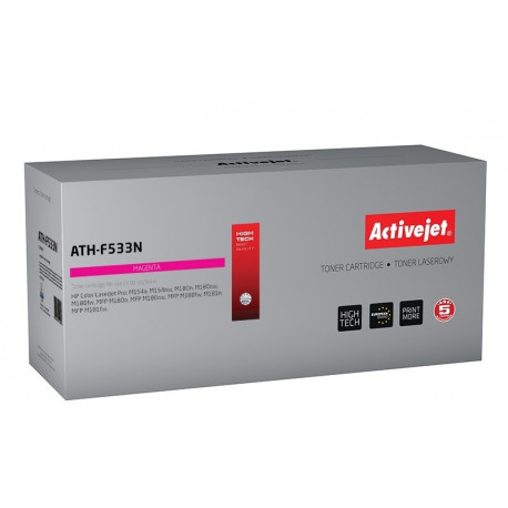 Activejet tooner ATH-F533N asendaja HP 205A CF533A jaoks supreme 900 lehekülge, magenta