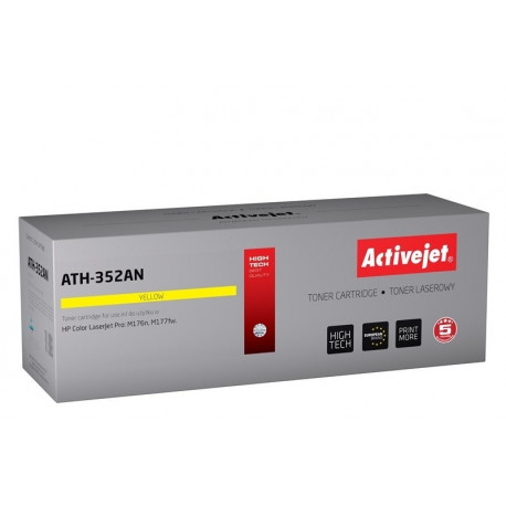 Activejet ATH-352AN toonerkassett (asendus HP 205A CF352A; Supreme; 1100 lehekülge; kollane)