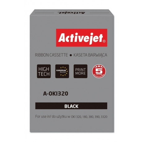 Activejet A-OKI320 lint (asendus OKI 9002303; 3000000 märki; Supreme; must) 100 tk