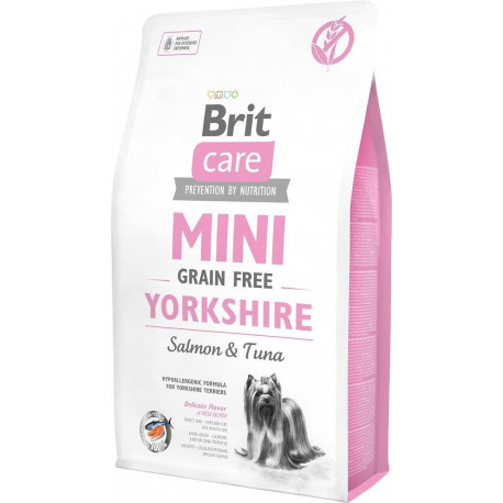BRIT Care Mini Yorkshire teraviljavaba lõhe tuunikalaga kuiv koeratoit 2 kg