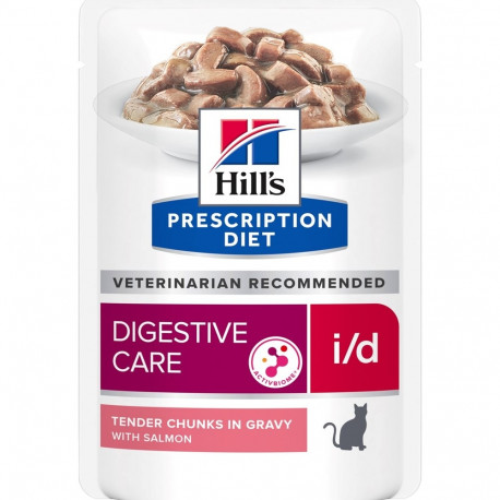 HILL"S Prescription Diet Digestive Care i/d Feline with salmon - wet cat food - 85g