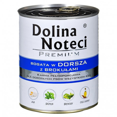 DOLINA NOTECI Premium Rich in cod and broccoli - wet dog food - 800 g