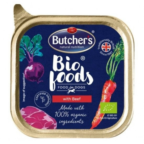 BUTCHER'S Bio Foods veiselihaga märg koeratoit 150 g