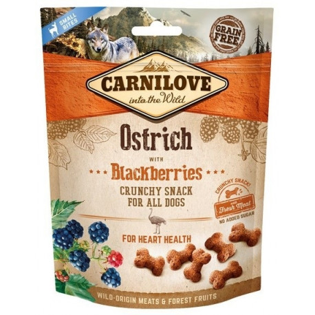 CARNILOVE Fresh Crunchy jaanalind mustikatega koeramaius 200 g