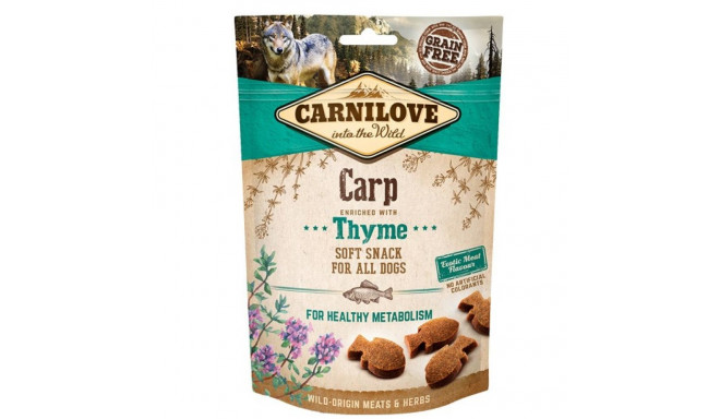 CARNILOVE Soft karpkala-tüümian koerasnäkk - 200 g
