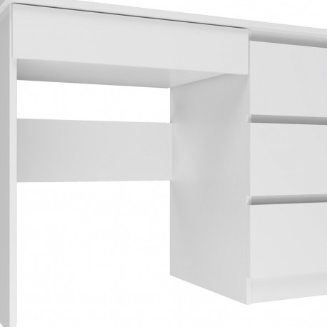 MIJAS parempoolne kirjutuslaud Valge