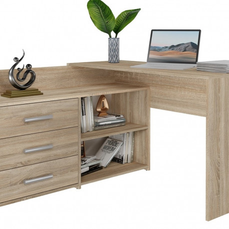 Topeshop DANY SONOMA KPL tamme värvi arvutilaud