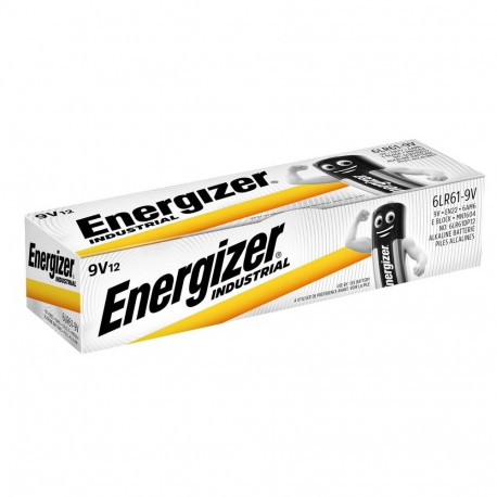 Energizer Industrial Pro 6LR61 9V patareid 12 tk