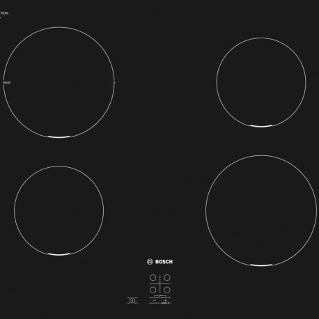 Bosch Serie 2 PUG611AA5E must tööpinna 60 cm tsoon induktsioonpliit 4 tsooni