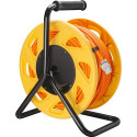 Goobay Portable RJ45 Network Cable Reel Extension, orange, 90m