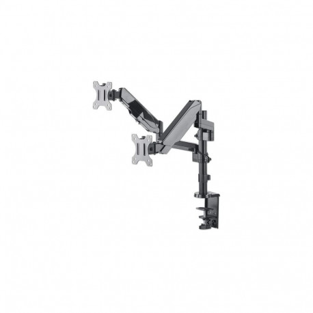 Manhattan Dual Desk Mount for TV & Monitors (Full Motion Gas Spring), For screens 10" to 27