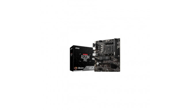MSI A520M PRO motherboard AMD A520 Socket AM4 micro ATX