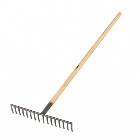 Garden rake with wooden handle, 152cm, 16 tines Truper®