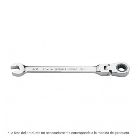 Truper ratcheting combination wrench with flex head 13mm