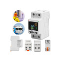 Single phase energy consumption meter DIN35