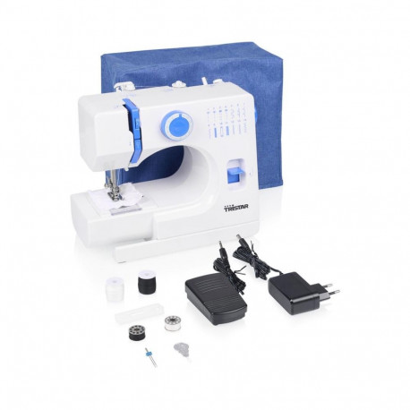 Tristar | Sewing machine | SM-6003 | Number of stitches 14 | Number of buttonholes 1 | White/Blue