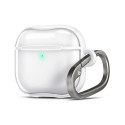Airpods laadimiskarbiümbris Spigen AirPods 4 Ultra hybrid, valge/läbipaistev