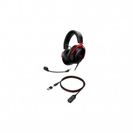 HP HyperX Cloud III gamer headset BLK/RED