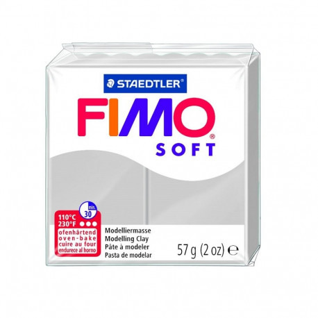 Voolimismass FIMO SOFT 57g, hall (2 tk)