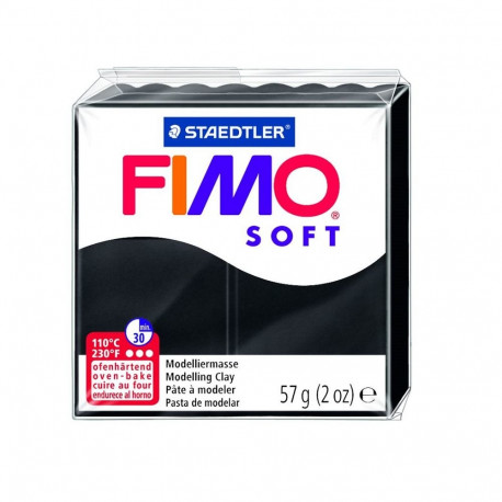 Voolimismass FIMO SOFT 57g, must (2 tk)