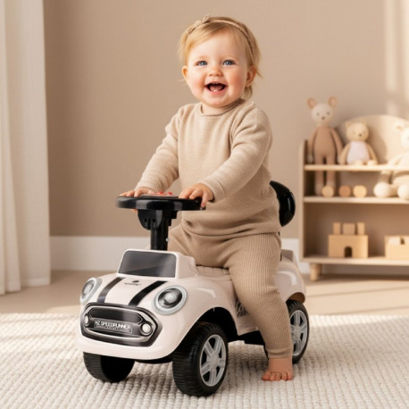 Jeździk dla dziecka, pchacz, chodzik GO GO Fassion biały