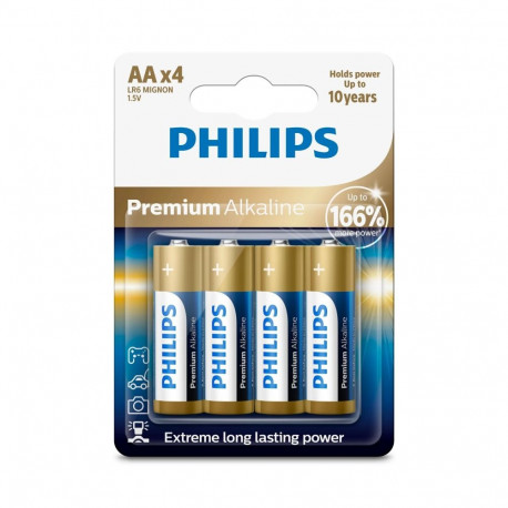 Philips LR6M4B/10 Premium Alkaline 4 pcs