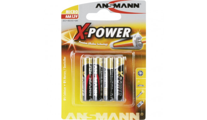 Ansmann AAA / LR03 / 1.5V - 4 psc