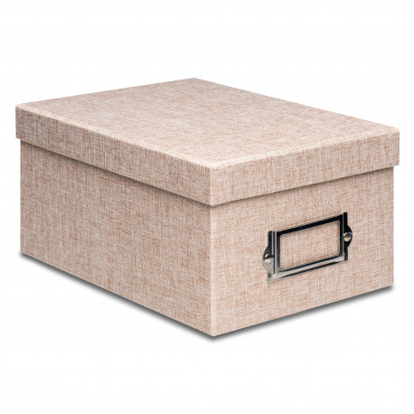 Photo box 10x15/700 Canvas, soft pink