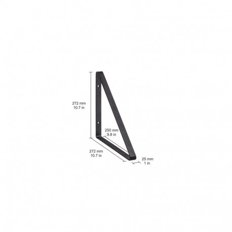 BERMUDA 265X265X30 MM BLACK