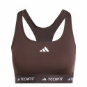 Sports Bra Adidas Techfit Medium Brown