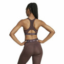 Sports Bra Adidas Techfit Medium Brown