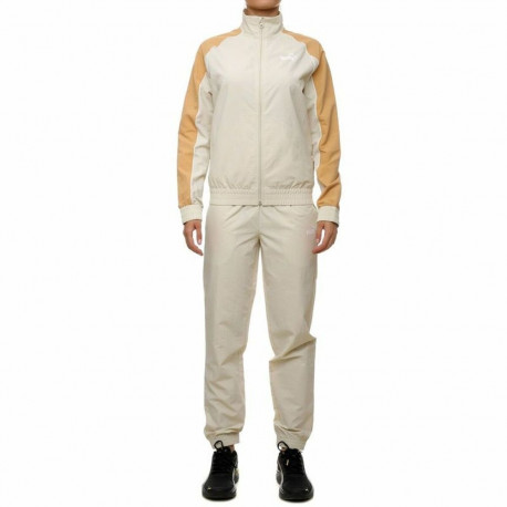 Women's Tracksuit Puma WOVEN TRACKSULT 685080 87 Beige