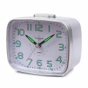Alarm Clock Timemark 12 x 9,5 x 6,5 cm Traditional Analogue Silver
