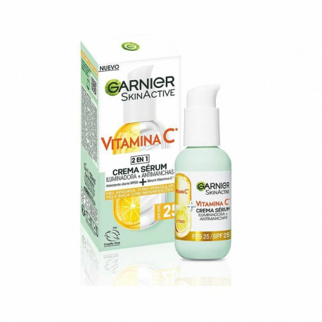 Kreem + Seerum Garnier Skinactive Vitamina C Spf 25 50 ml