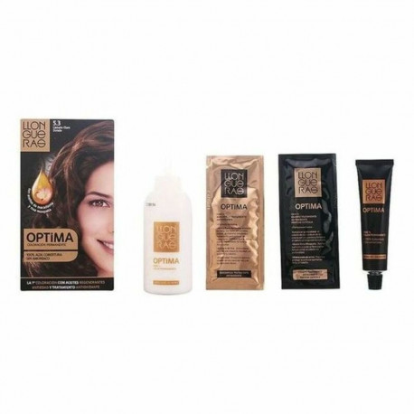 Ammoniaagivaba juuksevärv Llongueras Optima Nº 5.3-Golden Brown (1 Ühikut)