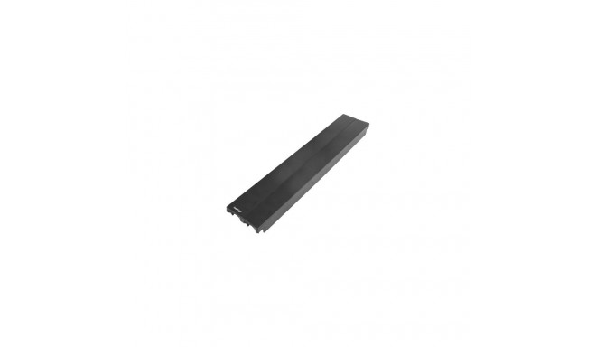 19" PLASTIC FAST ASSEMBLY FIRE RETARDANT BLANKING PANEL 2U BLACK LANBERG