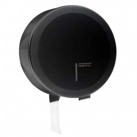 MEDICLINICS PR2783B Toilet Paper Dispenser, 230Mm, Black Epoxy