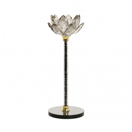 Candlestick CHANLE H20.5cm, grey