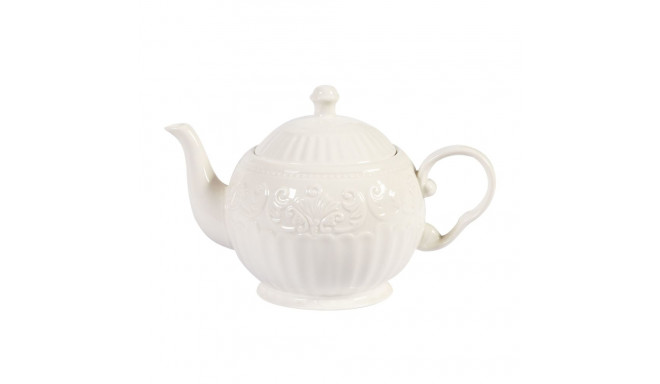 Teekann SOFIA, 600ml, D13xH14cm, valge