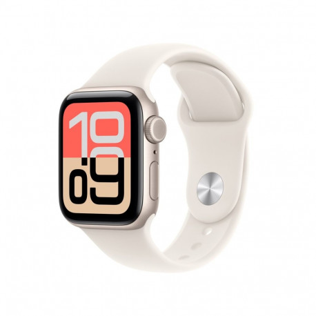 Apple nutikell SE (3. põlvkond) GPS ja mobiilside 40mm alumiiniumkorpus sportrihm S/M, starlight