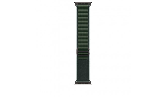 Apple 49mm tume roheline Alpine Loop – väike – must titaanviimistlus