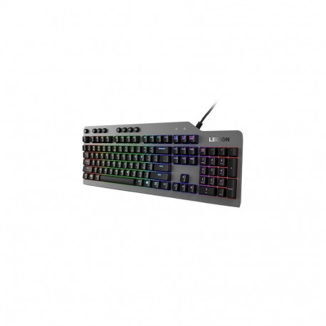 Lenovo Legion K500 keyboard Gaming USB QWERTY US English Black, Grey