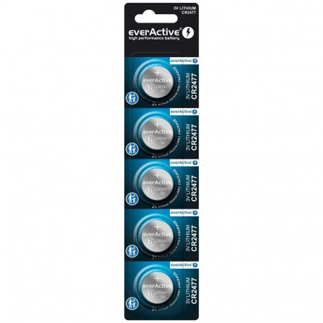 Lithium battery everActive CR2477 - blister 5 pcs.